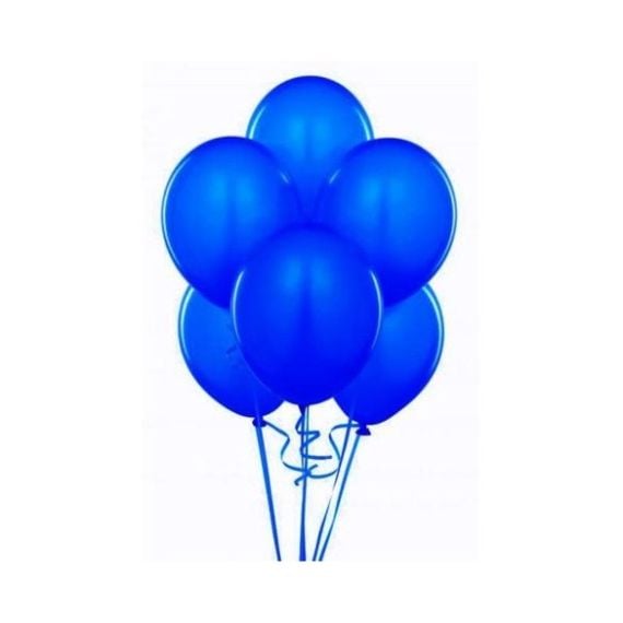 Ballon gonflable mariage pas cher Bleu Roi 30 cm - Badaboum