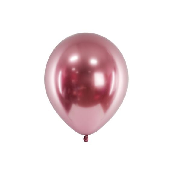 Lot de 10 ballons de baudruche en latex opaque rouge