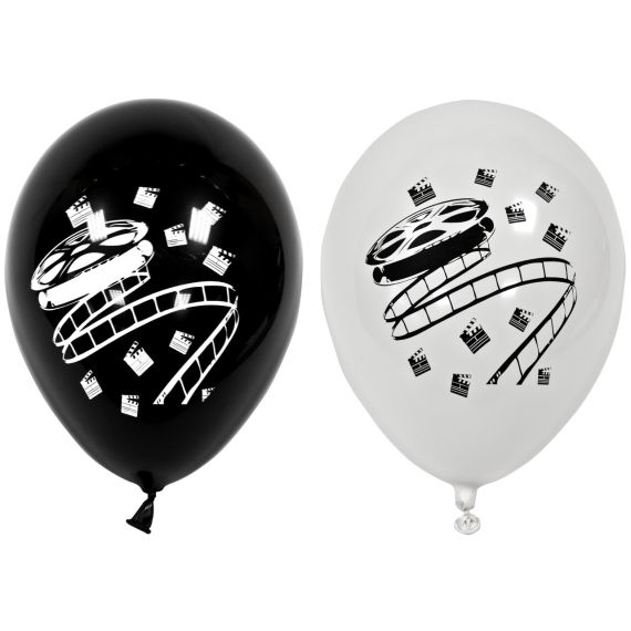 10 Ballon noir 30cm - Bouteille hélium discount