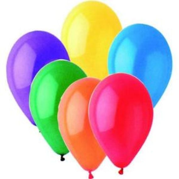 Ballon gonflable Multicolore 30cm x 50 pièces, Ballons pas cher