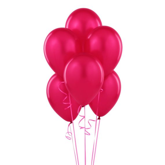 Ballon géant fuchsia pastel