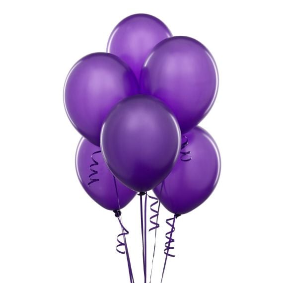 Ballons gonflables lavande violet latex déco fête anniversaire