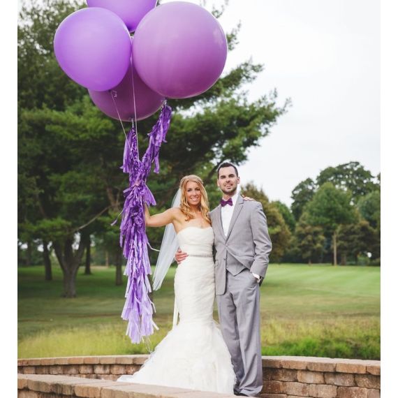 Ballons En Latex A Paillettes Et Confettis Pour Mariage Romantique