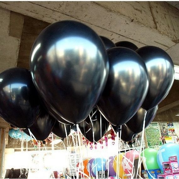 Ballon anniversaire 30 ans Or et Noir - Decoration de fête - Badaboum