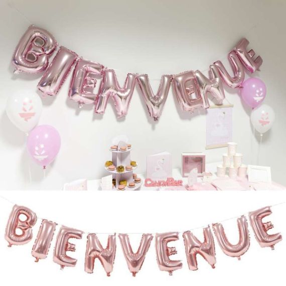 Ballon Anniversaire 20 ans Rose Gold - Decoration de Fête - Badaboum