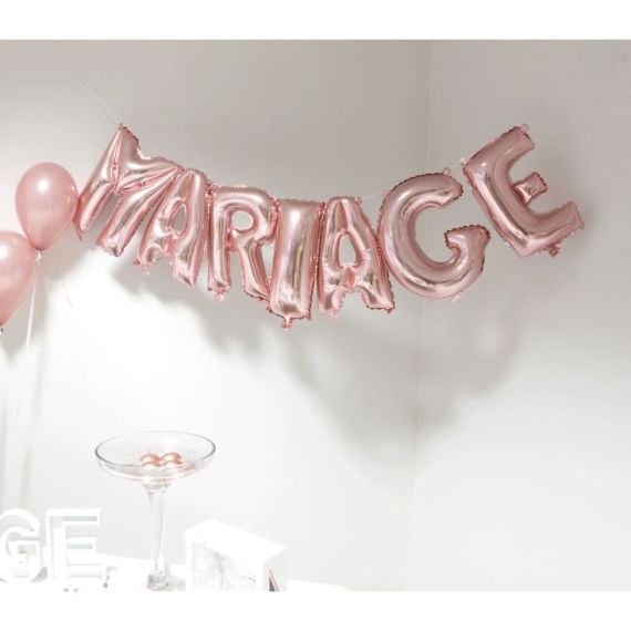 Ballon Mylar Géant Happy birthday Rose gold, Ballon gonflable mariage -  Badaboum