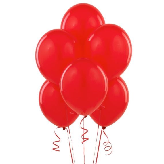 Ballons Rouge pas cher en Latex 30 cm, Ballon gonflable - Badaboum