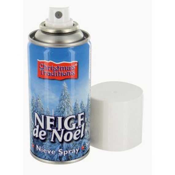 Bombe de neige aritificel 150mL, deco Noel pas cher - Badaboum