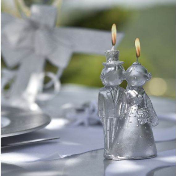 Chemin de table pailleté pas cher Argent pour mariage - Badaboum