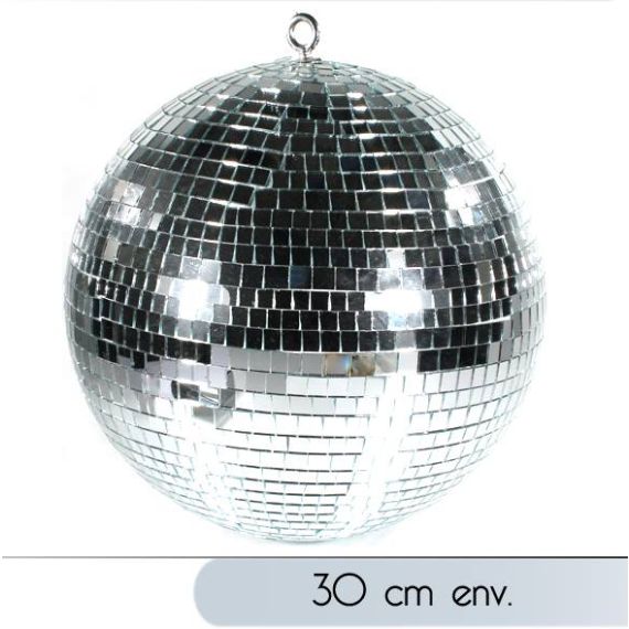 Boule à facettes pas cher 30 cm, deco Noel discount - Badaboum