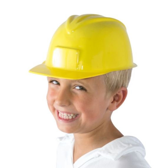 Casque de Chantier Jaune - accessoire pour enfant pas cher - Badaboum