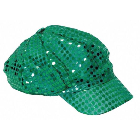 Casquette Disco Verte, déguisements pas chers - Badaboum