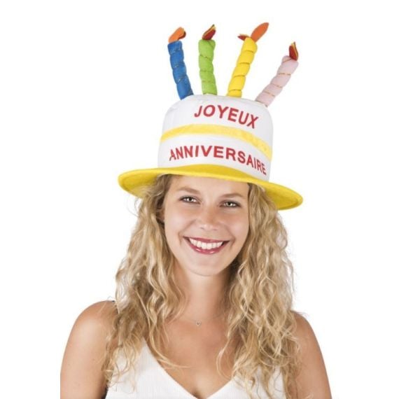 Chapeau Anniversaire 50 ans Musical - accessoires