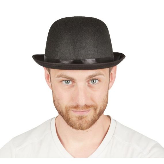 Chapeau Melon Homme En Feutre Noir M.DUBARRY - Taille 54, Avec Boîte D'origine, Occasion Bon état