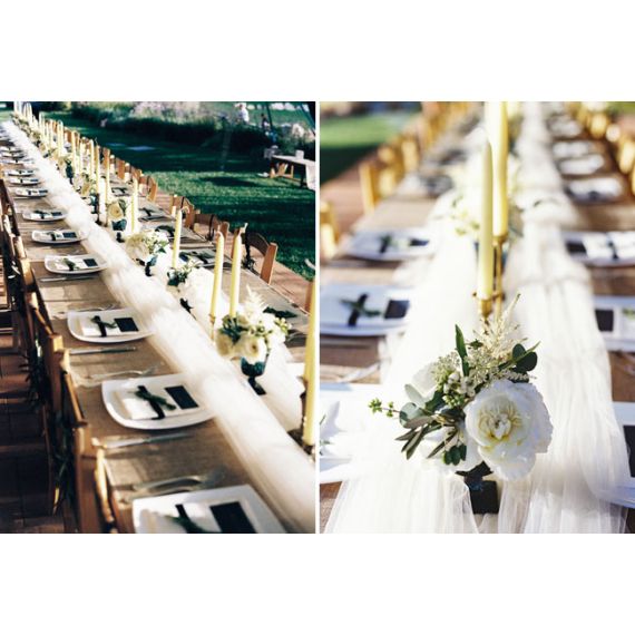 Chemin De Table Organza Argenté 30cm X 10m - Décoration Fête, Mariage, Noël