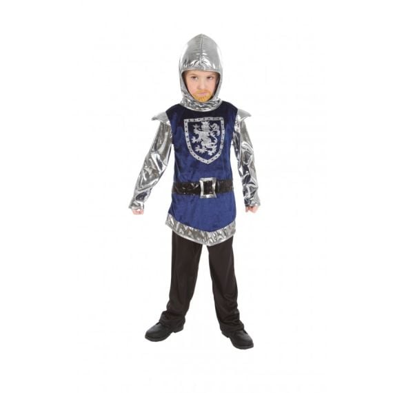 Déguisement Chevalier bleu 140cm-Costume enfant pas cher