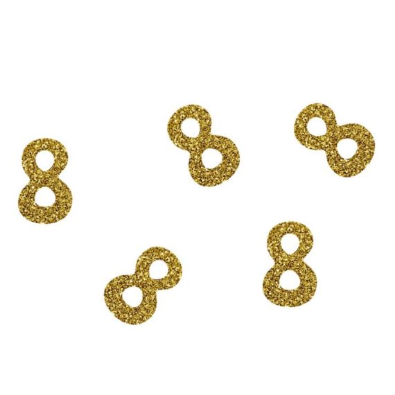 Lot De 12 Chiffres En Bois Pailletés - Chiffre 25 Ou 50 - Doré Ou Argenté - Décoration Mariage, Anniversaire