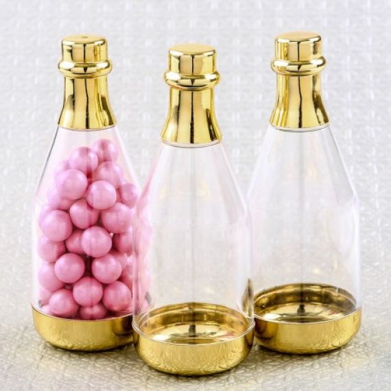 Mini Bouteilles Champagne Pvc avec dragées