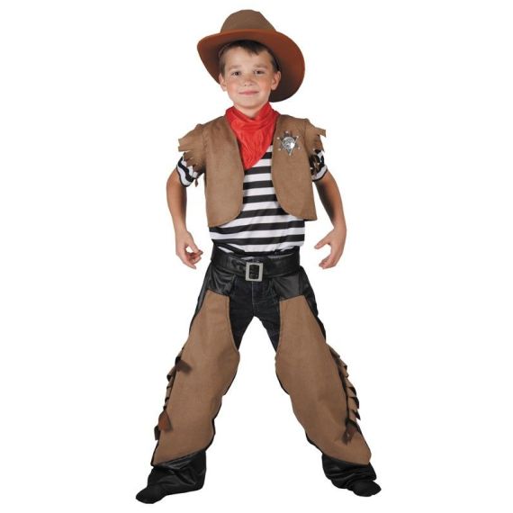 Costume pas cher enfant cowboy 7/9 ans - Badaboum