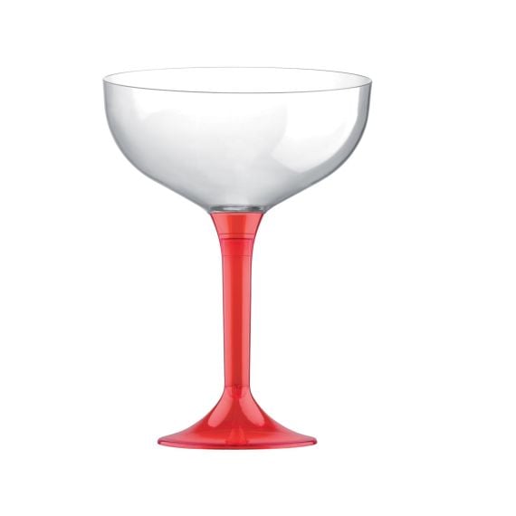 Mini cuillere plastique Rouge, Vaisselle jetable pas cher - Badaboum