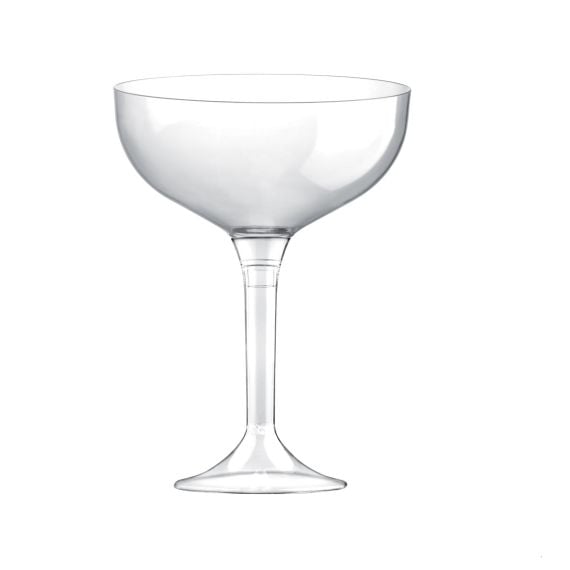 Coupe de champagne en plastique de forme simple champagne en