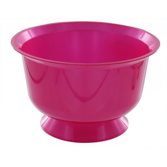 Coupe à dessert plastique réutilisable Fuchsia, vaisselle jetable - Badaboum