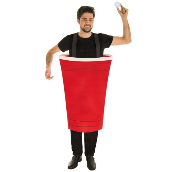 Déguisement Adulte Gobelet Beer Pong, deguisements pas cher - Badaboum