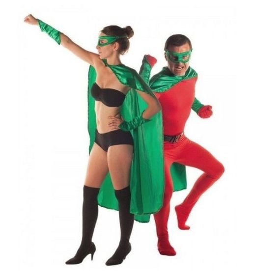 Costume Adulte Super Héros Vert, Deguisement pas cher - Badaboum