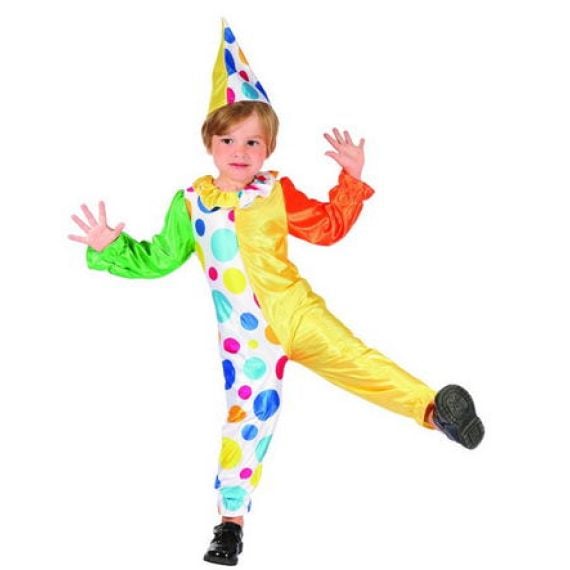 D guisement Enfant 3 4 Ans Clown costume pas cher Badaboum