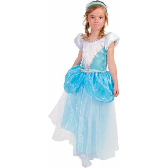 Deguisement cendrillon bleue fille 4 à 10 ans - Enfant - Décoration-Fête