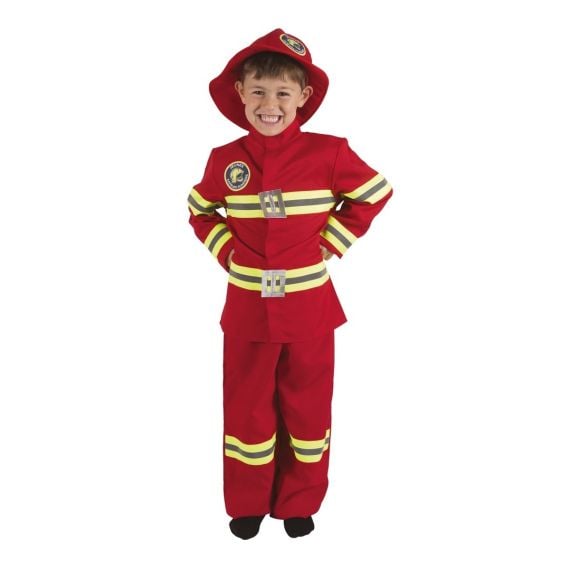 Costume enfant - Pompier: 6 pièces (3-5 ans) - Déguisements