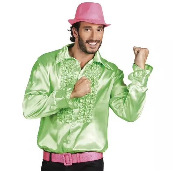 Chemise verte 2025 homme pas cher