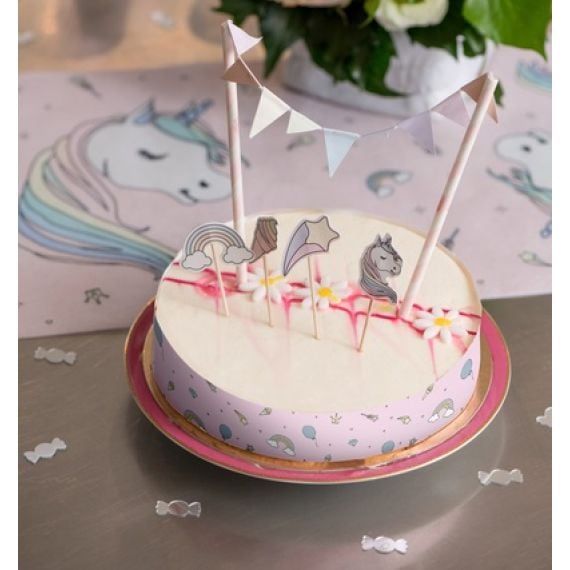 Deco gateau Licorne - Deco Mariage - Badaboum