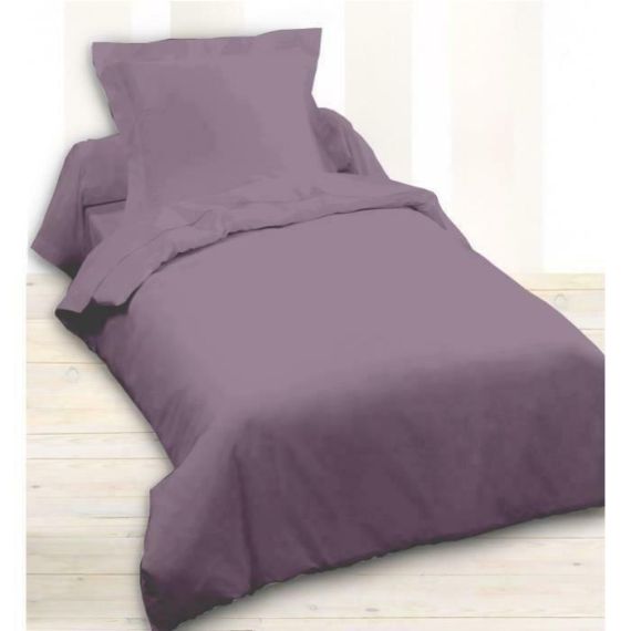 Drap plat Parme 1 personne parme, Linge de maison - Badaboum