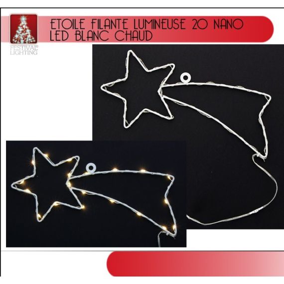 Achat Silhouette de Noel lumineuse pour Fênetre avec 35 Lampes