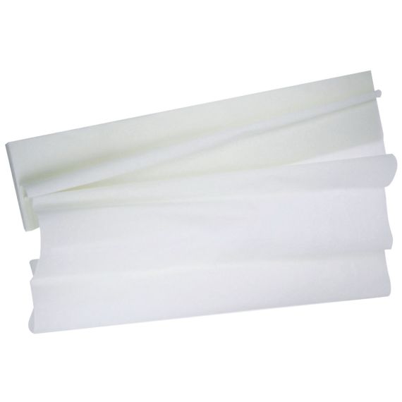 Feuille de papier crépon blanc pour loisirs créatifs