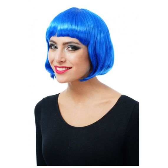 Perruque bleu pas cher store