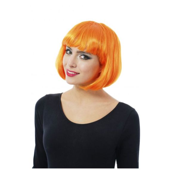 Perruque Carre Orange accessoire deguisement pas cher Badaboum