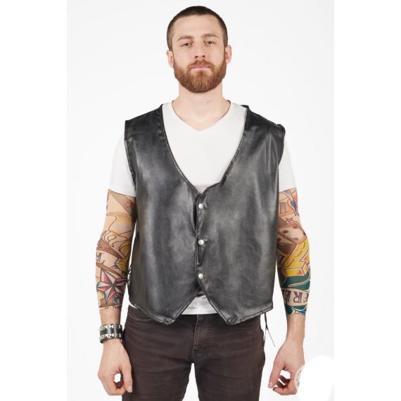 Veste biker sans manche best sale