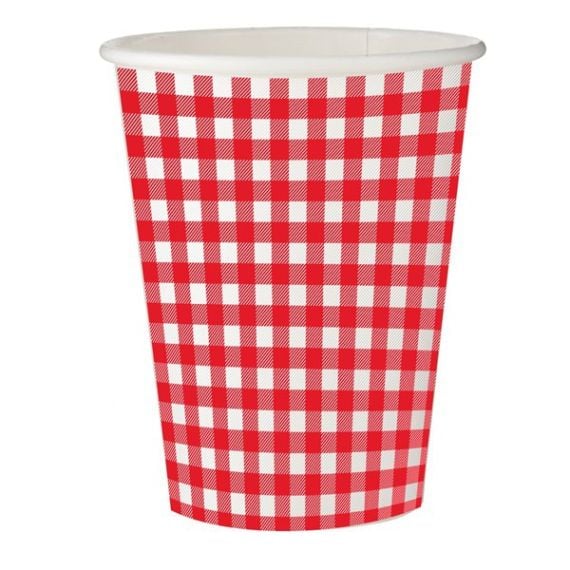 24 VERRES EN CARTON BIODÉGRADABLES - ROUGE Rouge - Cdiscount Maison