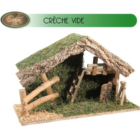 Grande Crèche de noel pas cher vide, deco Noel pas cher Badaboum