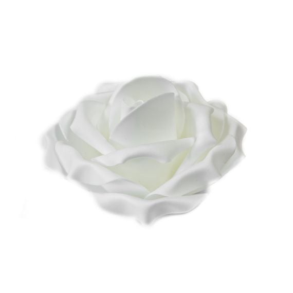 Grande Rose Blanche pour deco de table mariage - Badaboum