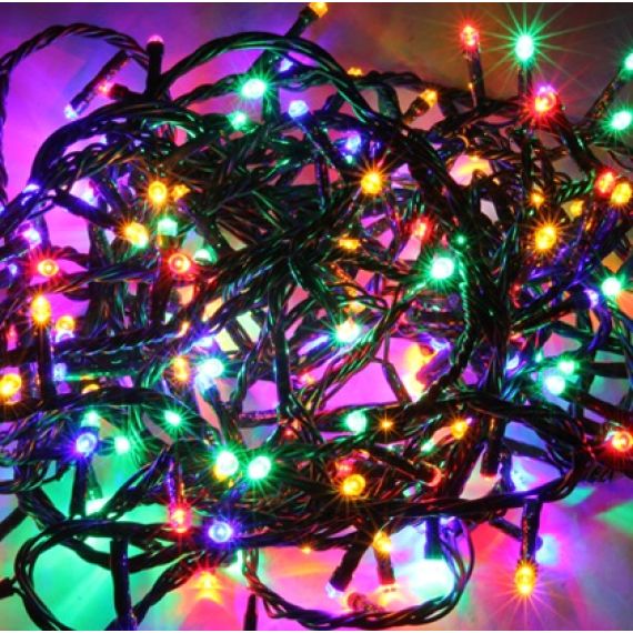 Guirlande electrique de noel 180 LED Multicolore, Décoration de