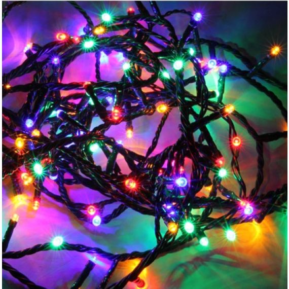 Guirlande stalactite de Noel extérieur 750 cm 175 LED Multicolore - Badaboum