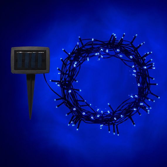 Guirlande lumineuse noel 100 LED Bleu, decoration noel - Badaboum