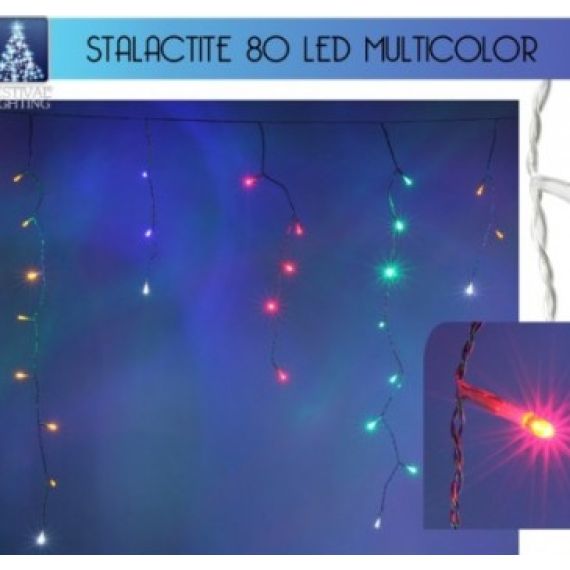 Guirlande lumineuse 120 LED Multicolore, deco Noel - Badaboum