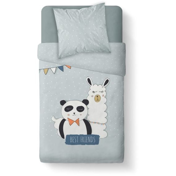 Housse de Couette Panda 1 Personne