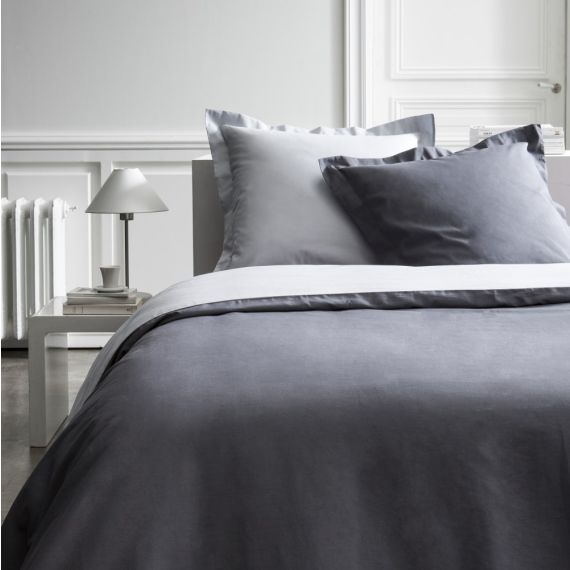 Drap housse 160x200 Gris clair, drap housse percale pas cher