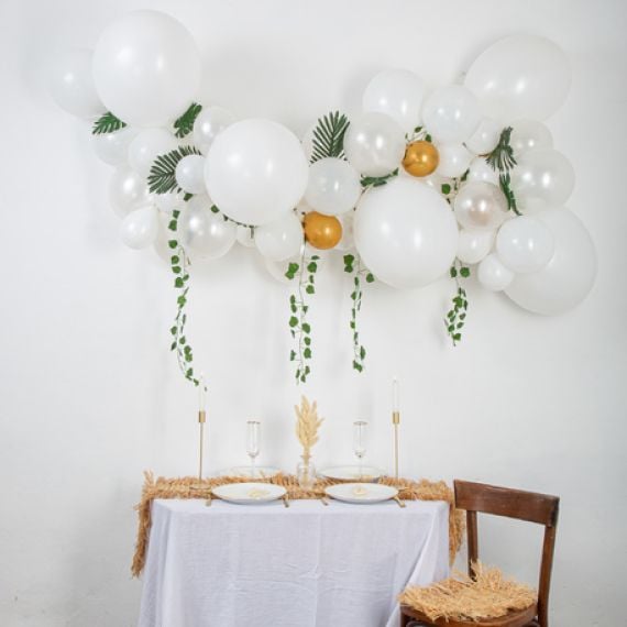 Arche de ballons géante multicolore - Décoration de mariage