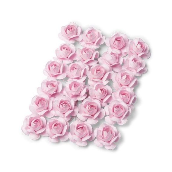 Lot de 24 roses pas cher Rose, decoration mariage - Badaboum